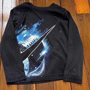 Nike Kids Long Sleeve Shirt - Black and Blue